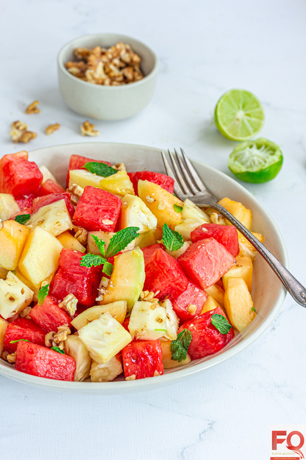 6-Watermelon Pineapple Fruit Salad