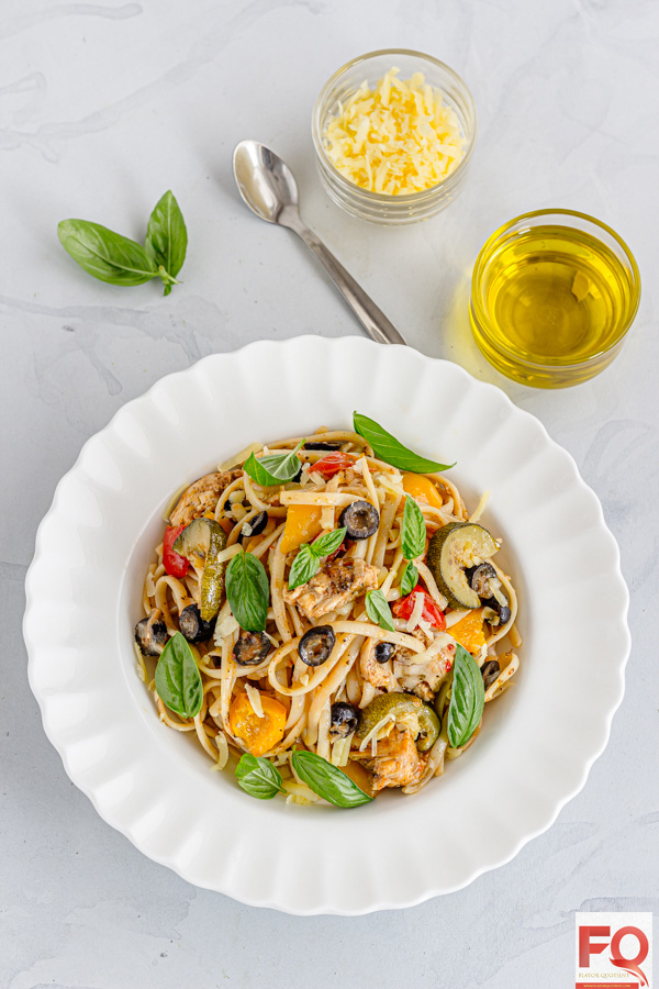Pasta with Summer Vegetables and Chicken 15 Pasta With Summer Vegetables FQ 9 8625